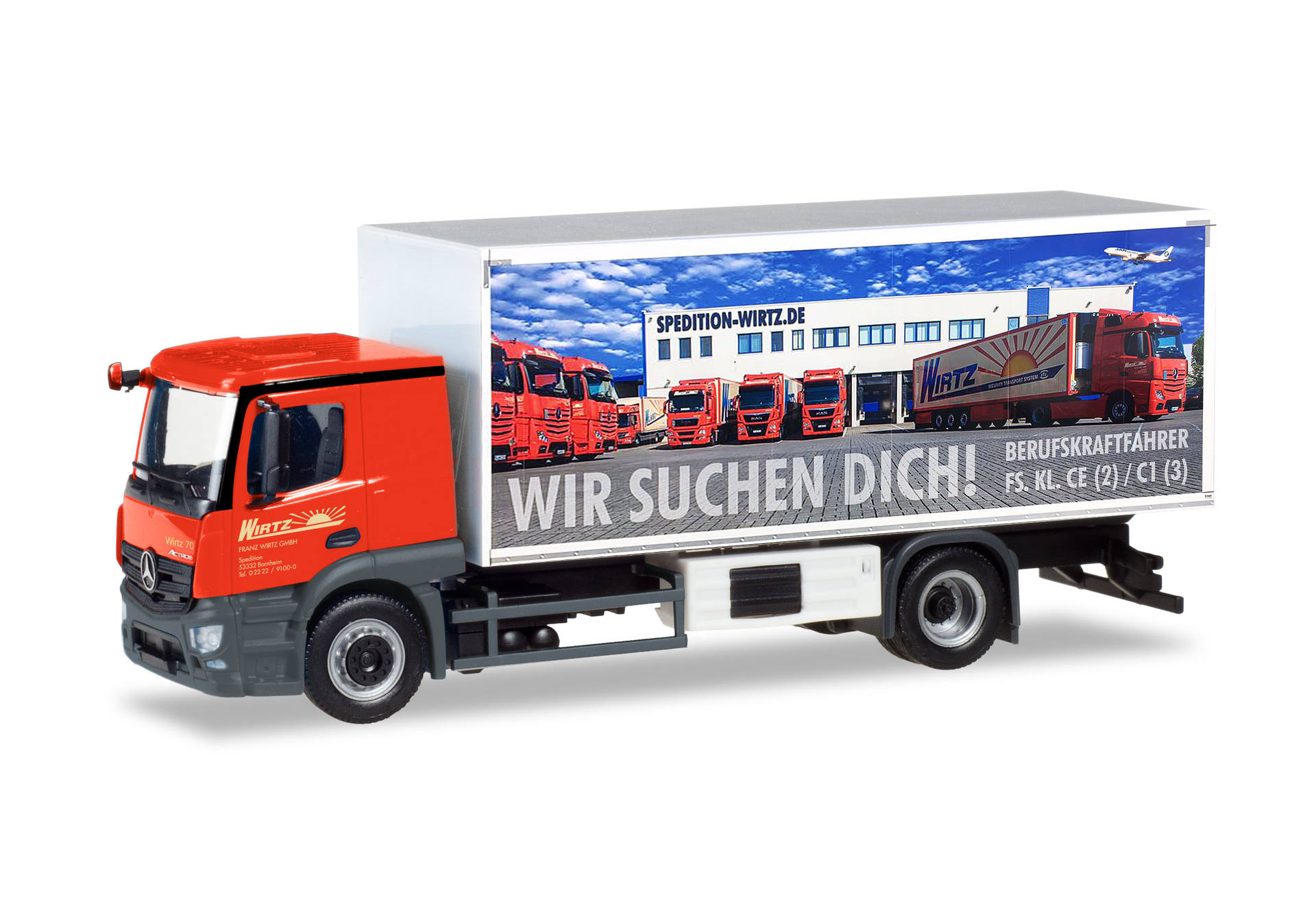 Mercedes-Benz Actros Classicspace refrigerated box truck „Wirtz“