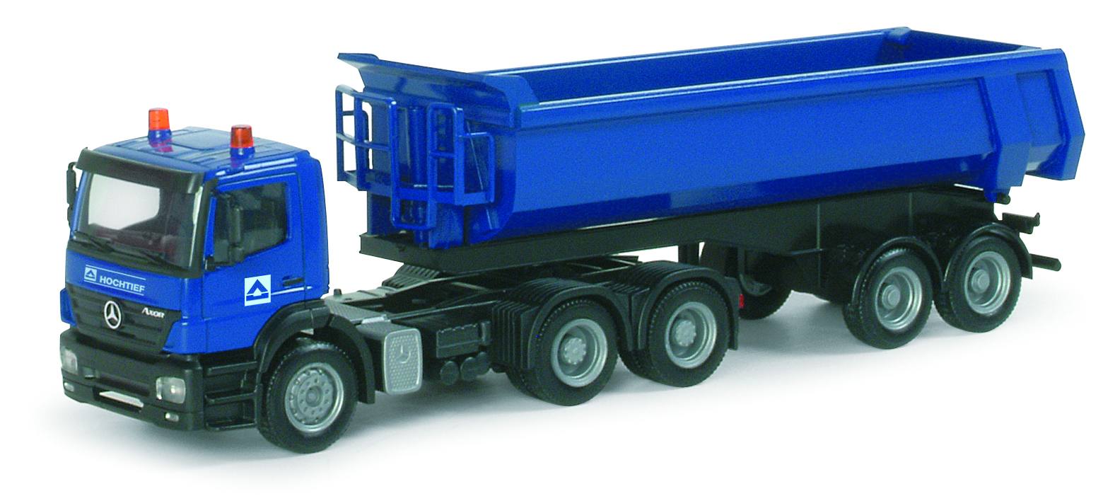 Mercedes-Benz Axor dump semitrailer "Hochtief"
