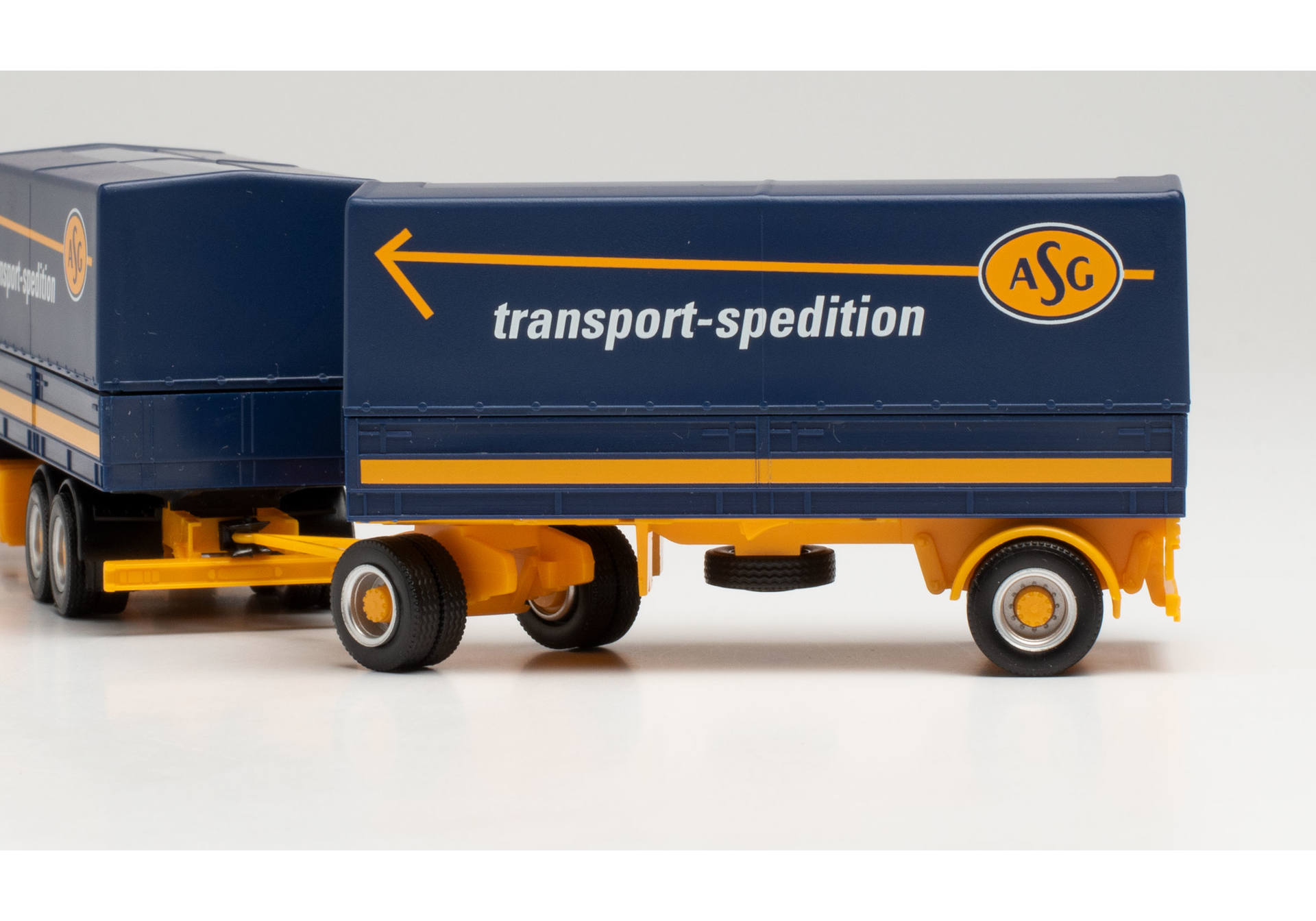 Scania 141canvas trailer truck „ASG“