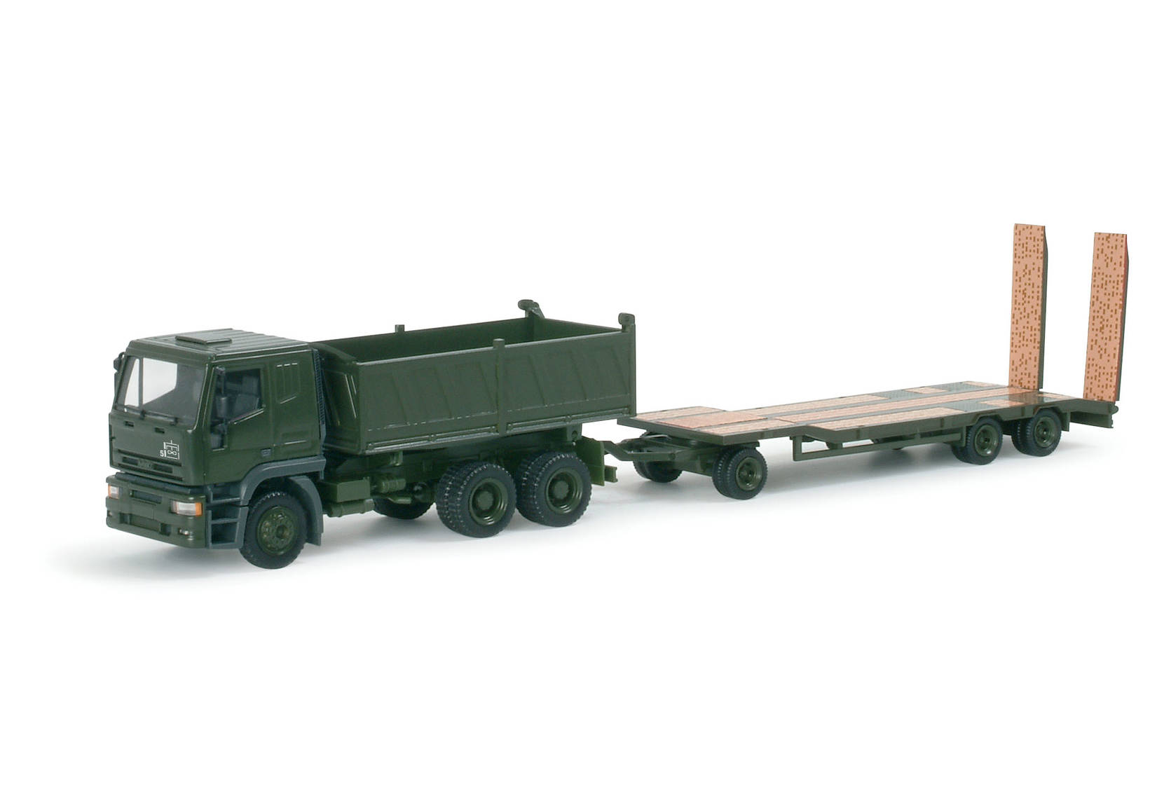 Iveco ET construction site dumper mit TU3 trailer "Bundeswehr"