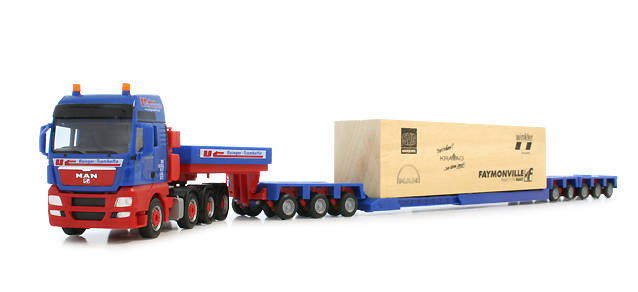 MAN TGX XXL low boy semitrailer "Usinger & Trombetta"