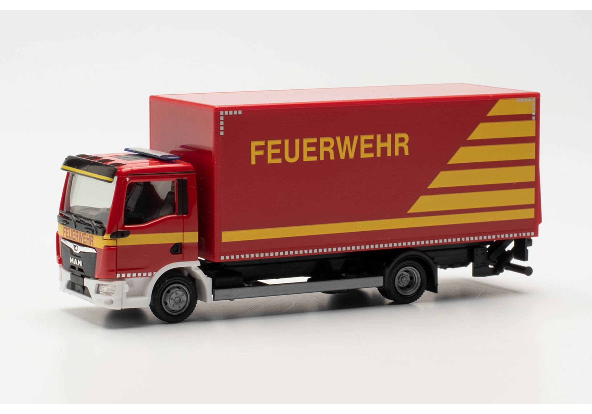 box truck with tail lift „Feuerwehr Einsatzleitung“