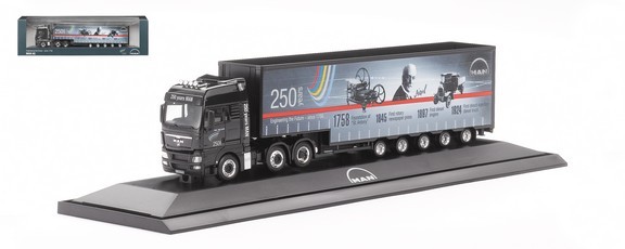 MAN TGX 26.540 XXL Jumbo-Gardinenplanen saddle train special box