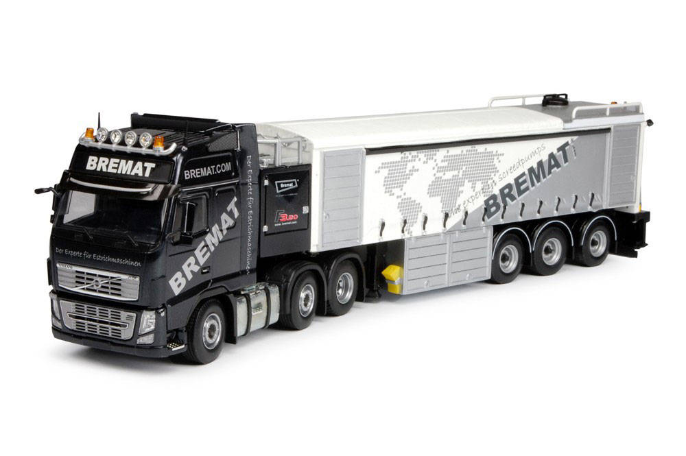 Volvo FH GL XL Zement-Sand-trailer "Bremat"