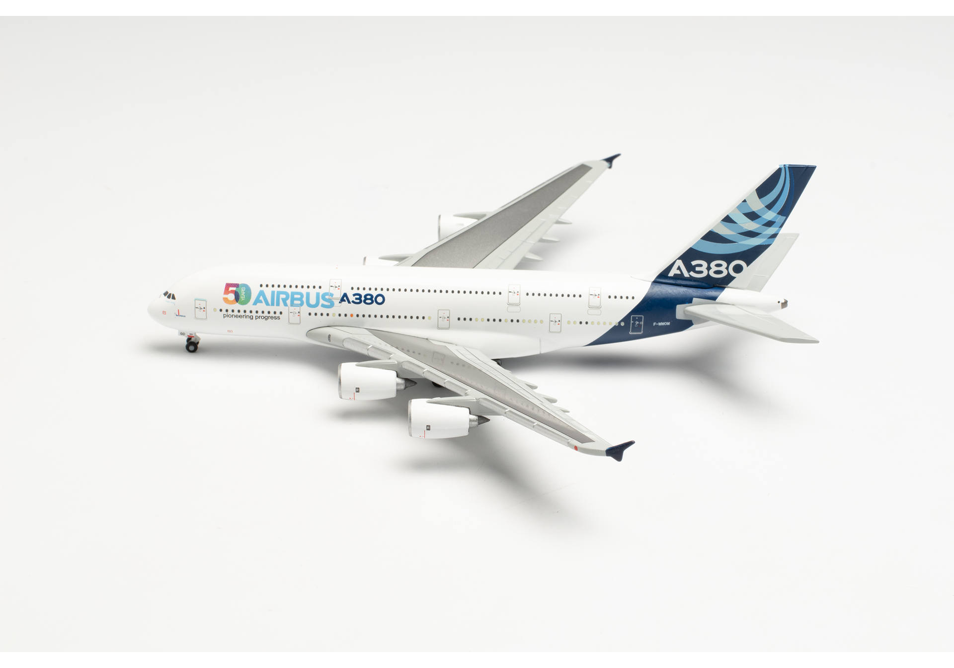 Airbus Industries A380 "pioneering progress"