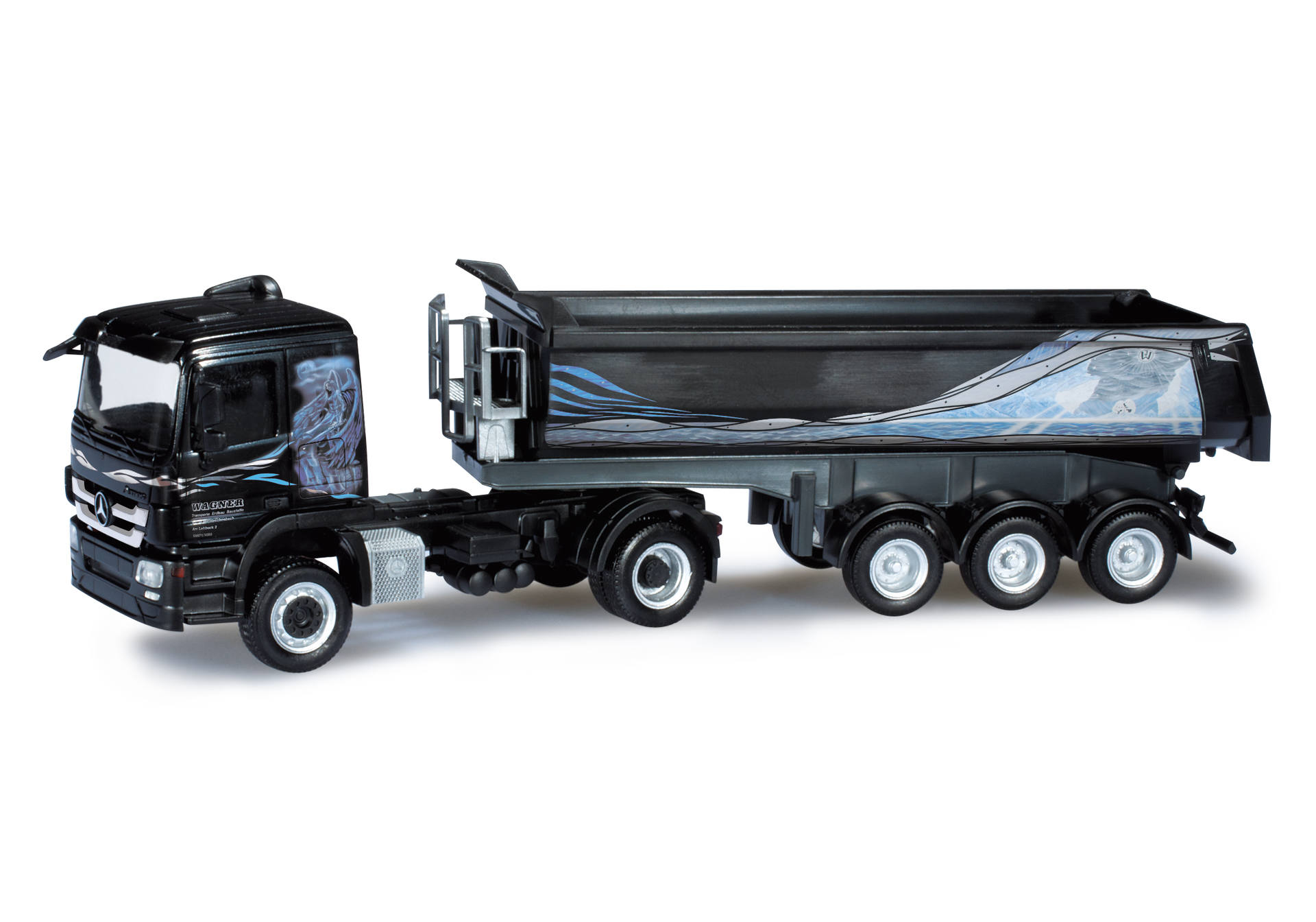 Mercedes-Benz Actros L ´08 dump semitrailer "Wagner"