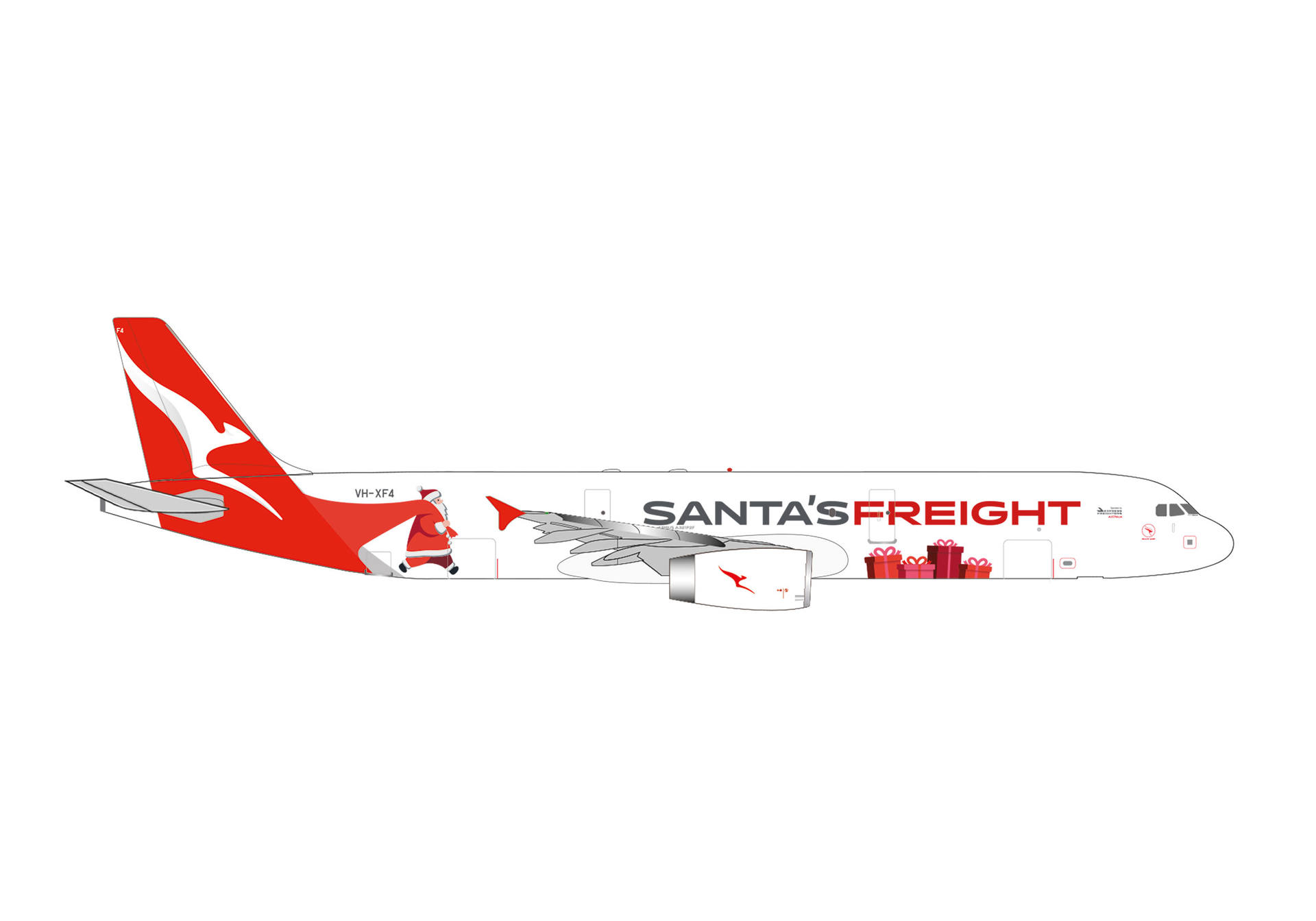 Qantas Freight Airbus A321P2F "Santa's Freight" Qantas Freight Airbus A321P2F "Santa's Freight"
