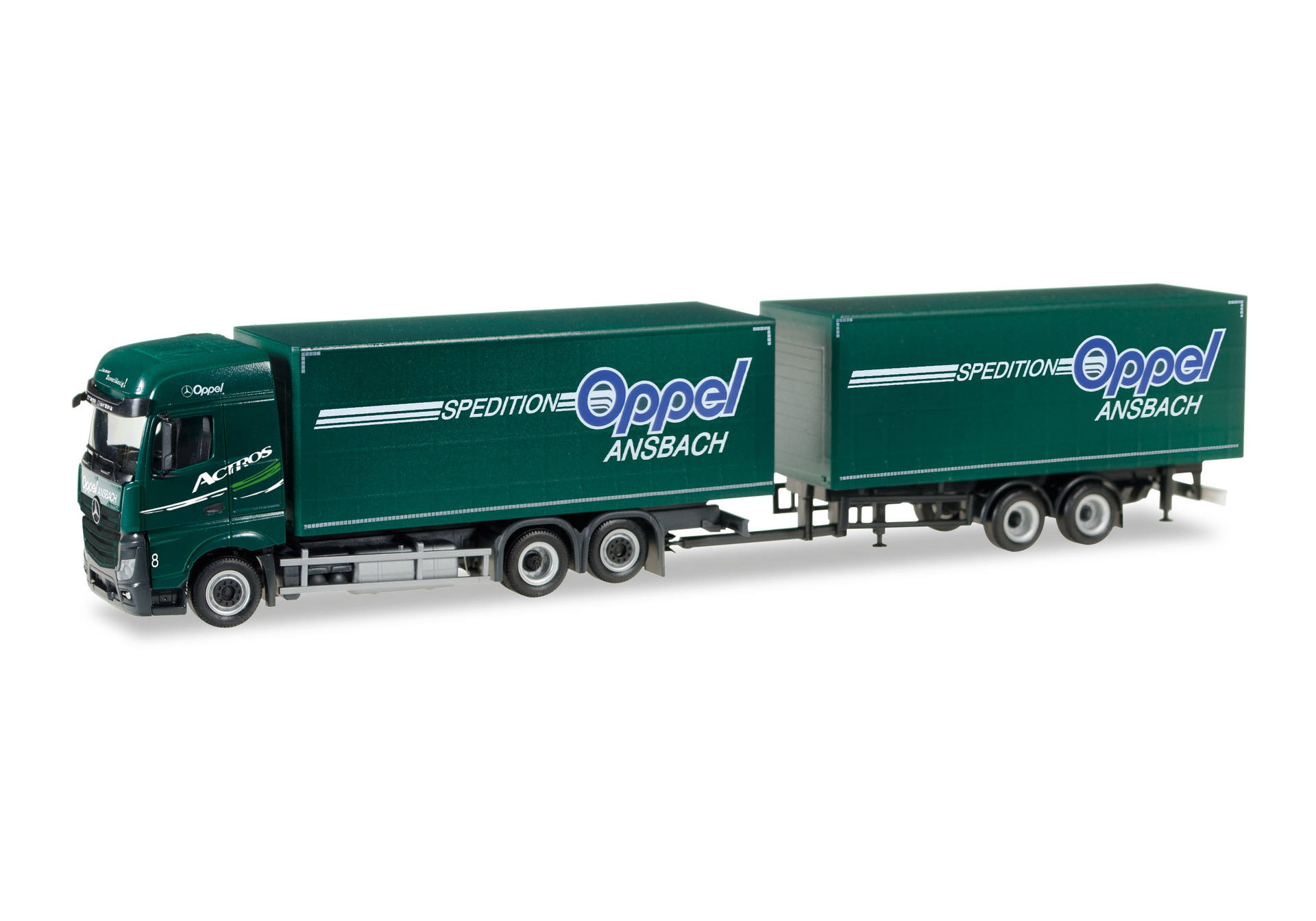 Mercedes-Benz Actros Streamspace 2.5 curtainsider trailer "Oppel Ansbach"