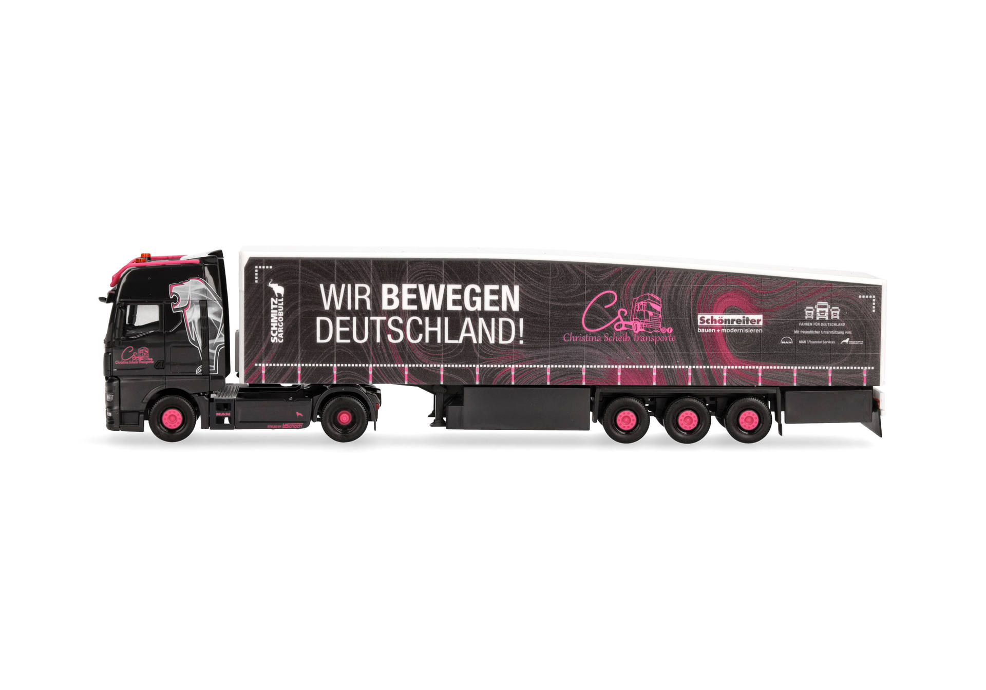 MAN TGX GX Ecoflex-Sattelzug "Christina Scheib/Wir bewegen Deutschland"