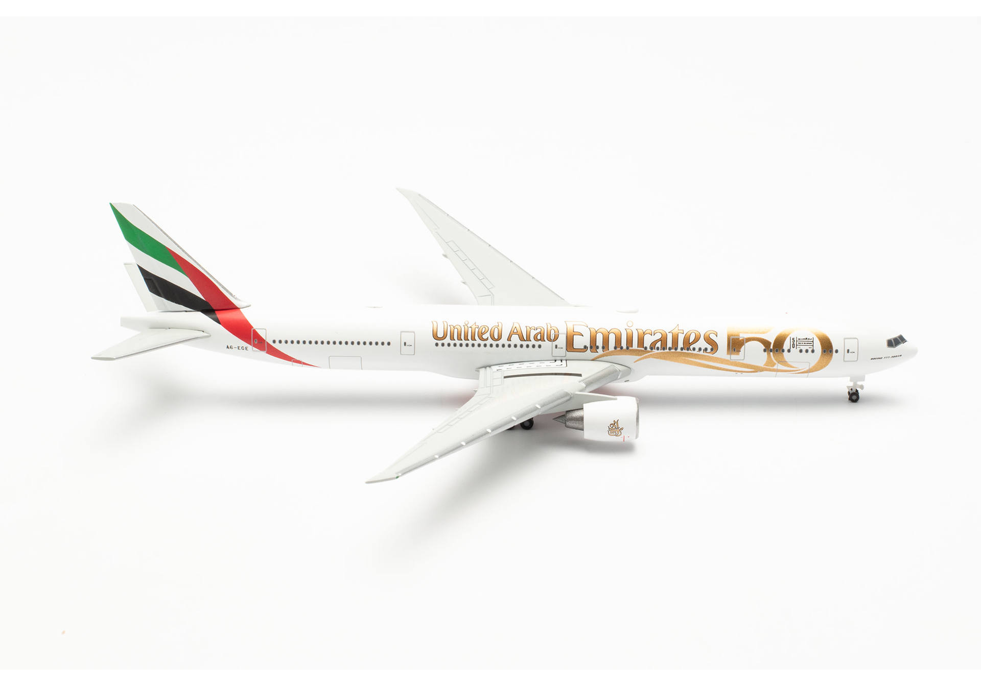 Emirates Boeing 777-300ER - UAE 50th Anniversary – A6-EGE