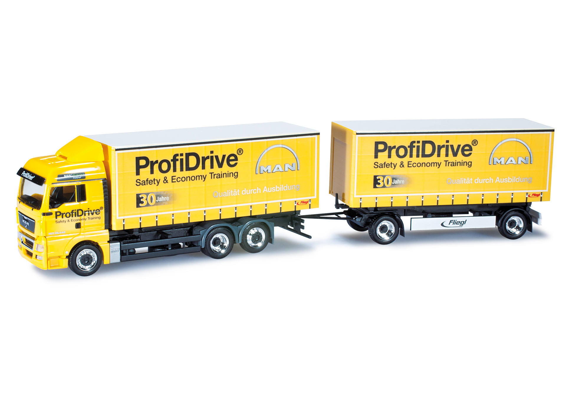MAN TGA XXL interchangeable curtain canvas trailer "MAN Profidrive"