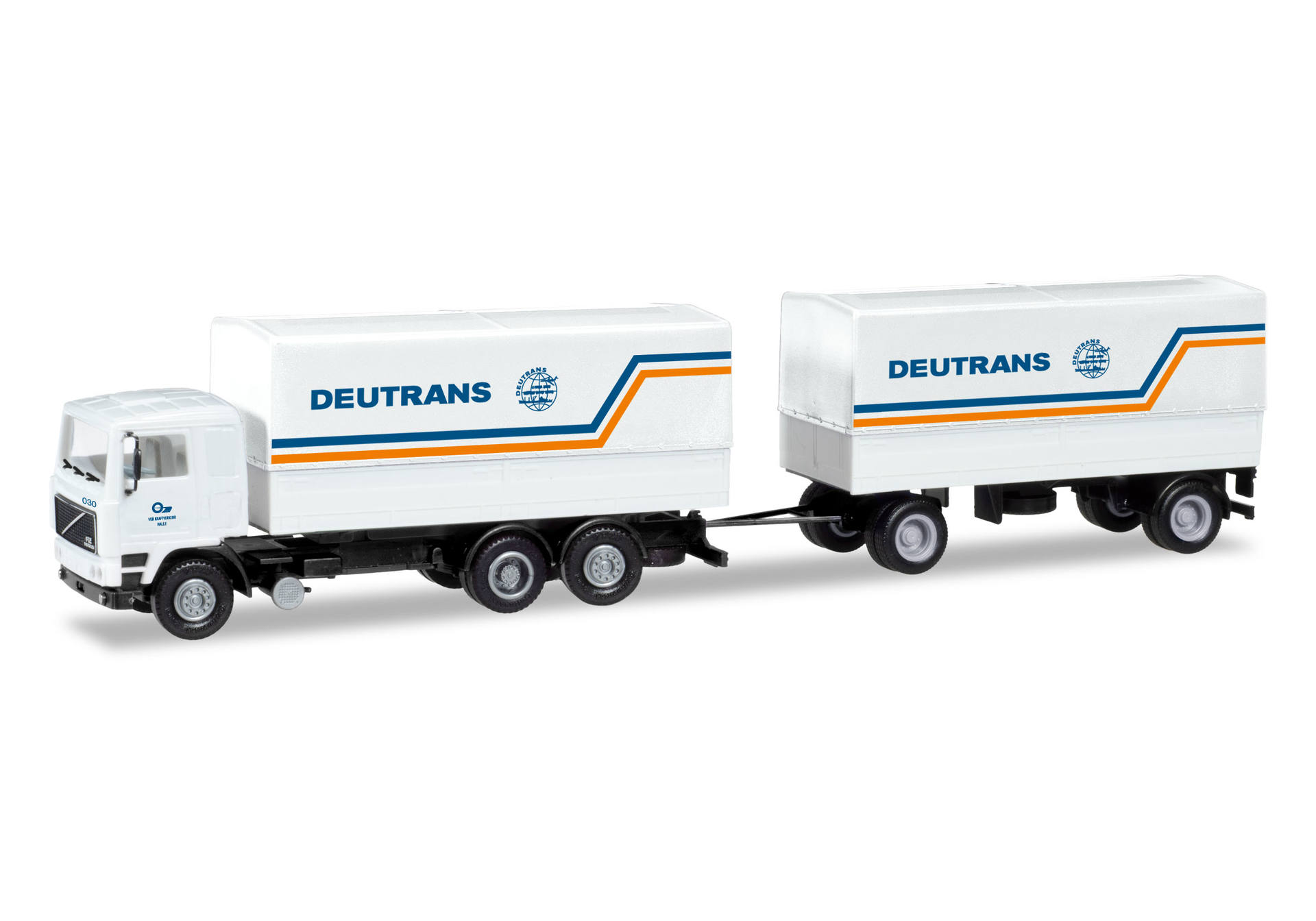 Volvo F 12 canvas cover Trailer "Deutrans"