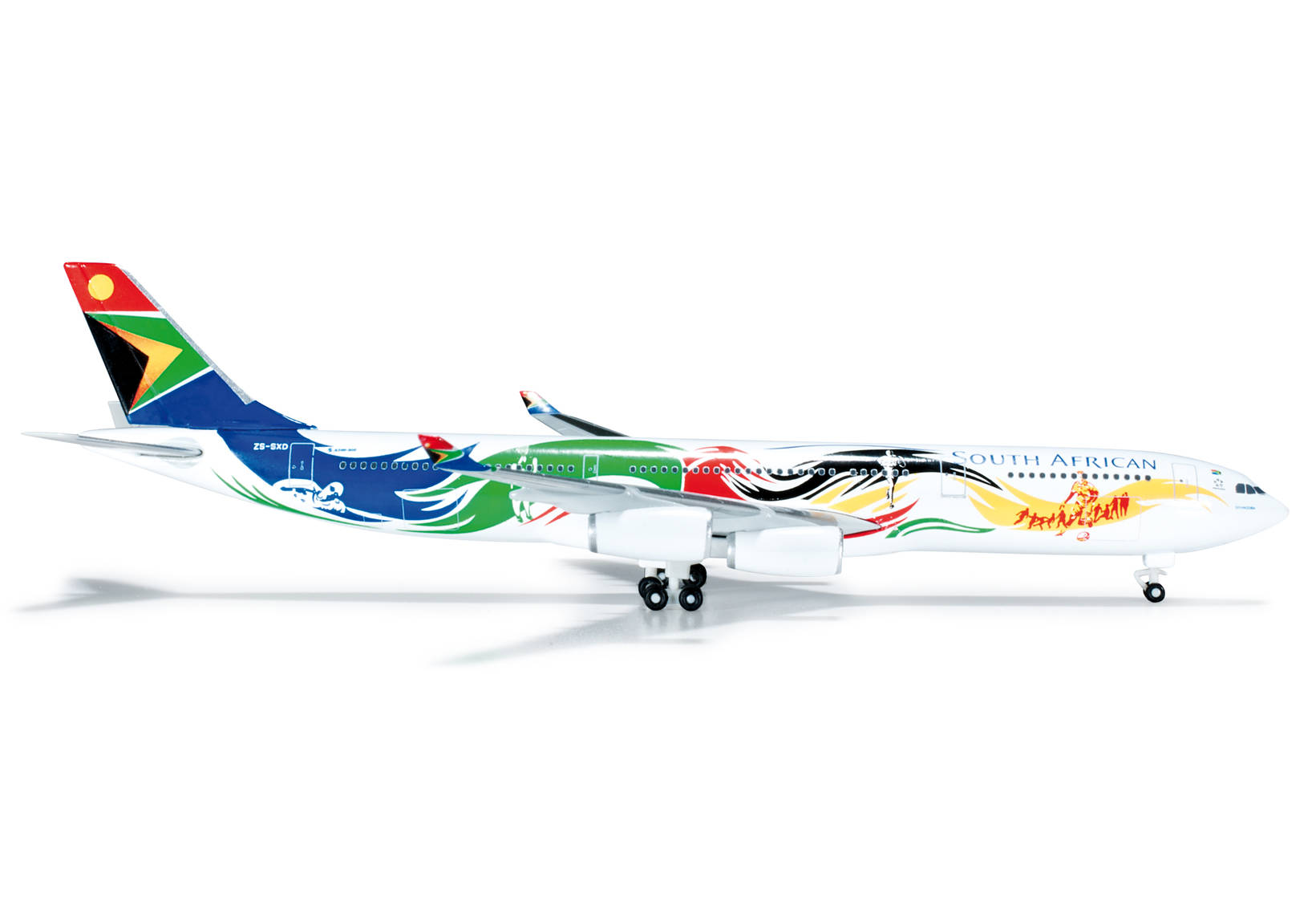 South African Airways - Olympic Colors Airbus A340-300