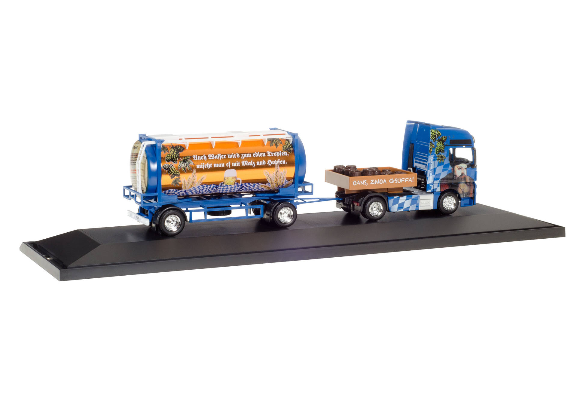 MAN TGX XXL Euro 6 Tankcontainer-Hängerzug "Bayern - LKW 2016"