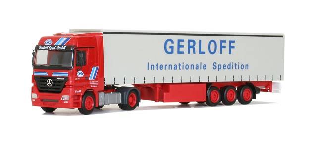 Mercedes-Benz Actros LH curtain canvas semitrailer "Gerloff"