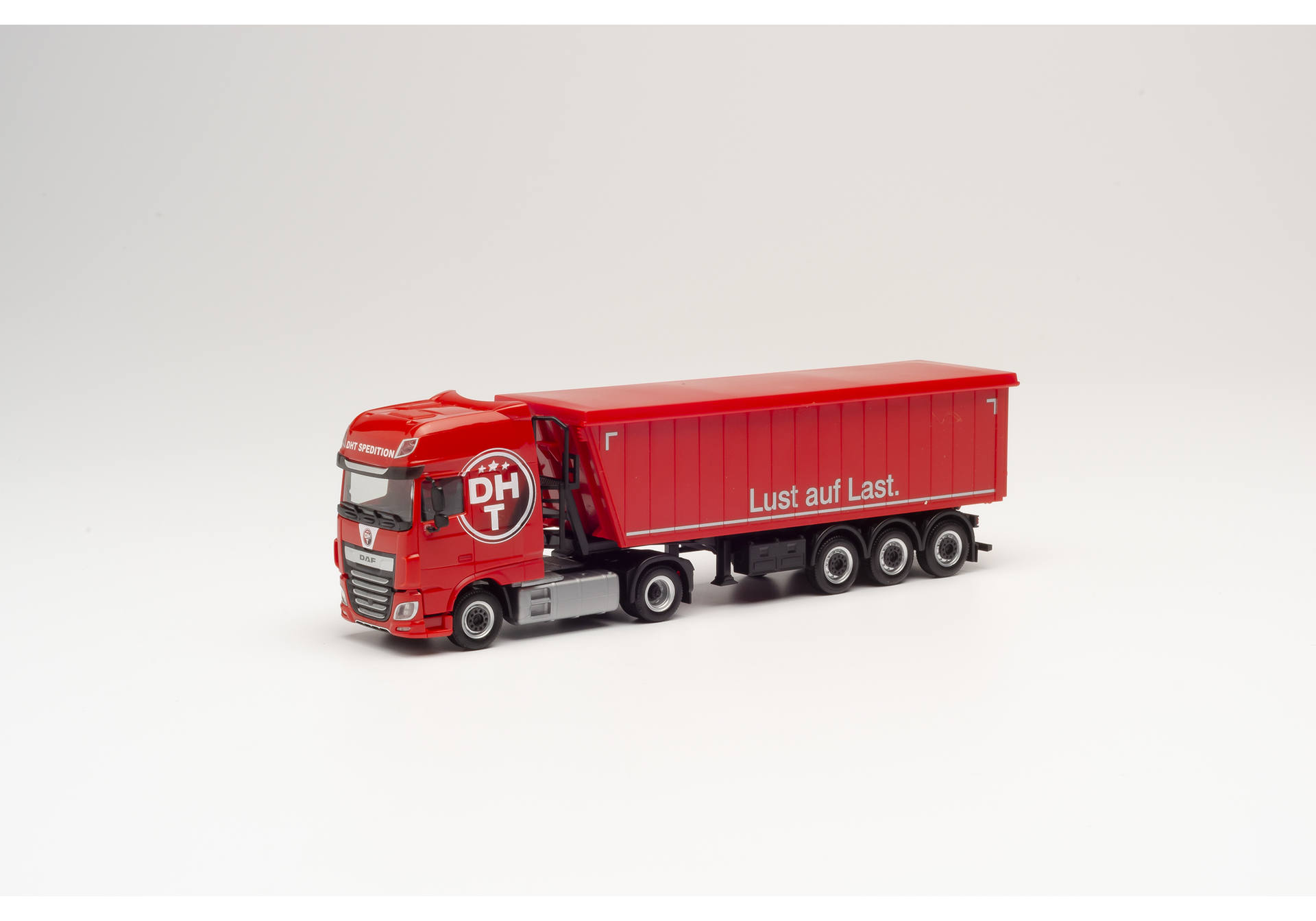 DAF XF SSC facelift Stöffelliner semitrailer "DHT, Lust auf Last"