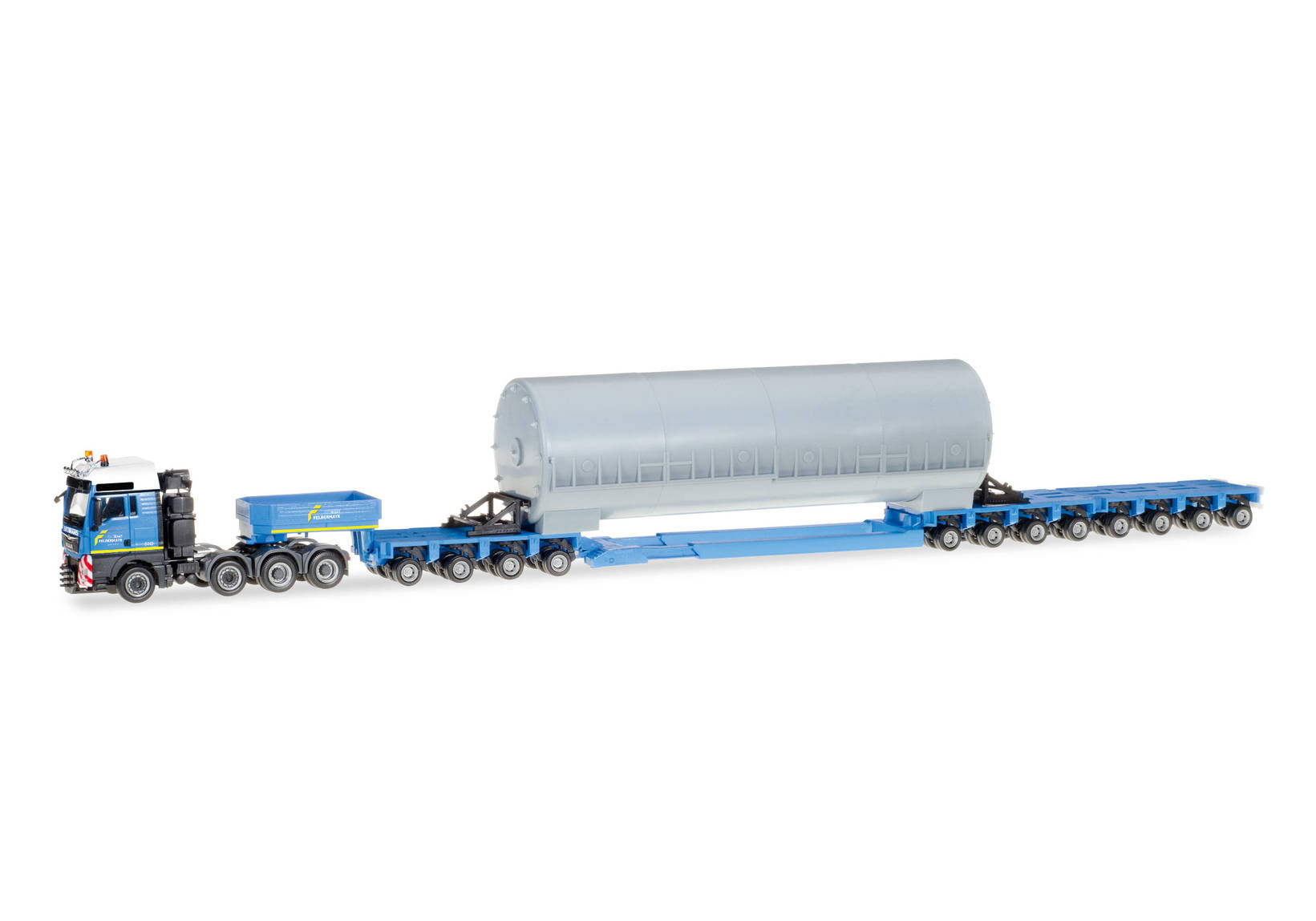 MAN TGX XXL low boy semitrailer with load "Bautrans" (A)