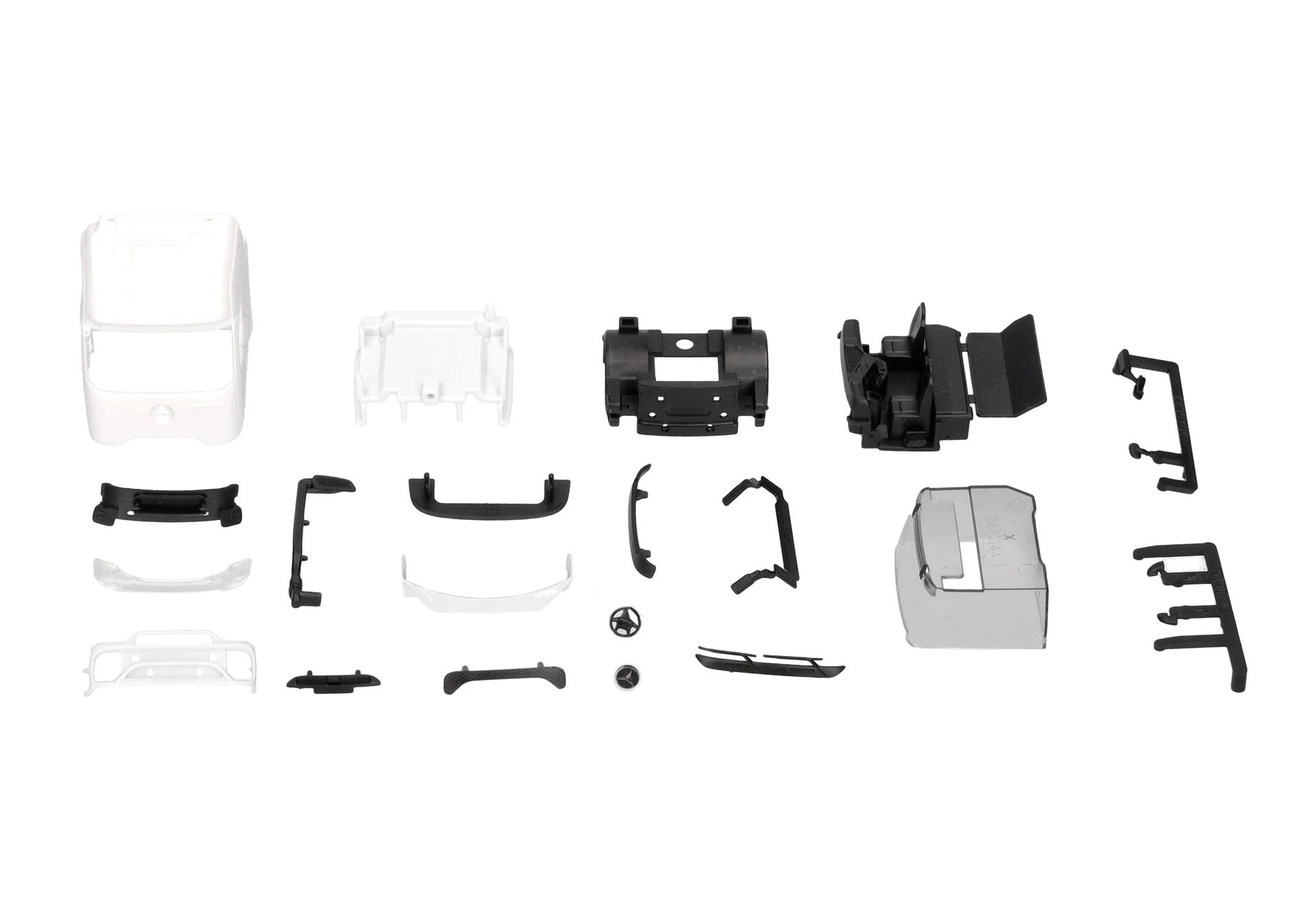 model kit, car parts, assembly pieces, plastic components, toy car