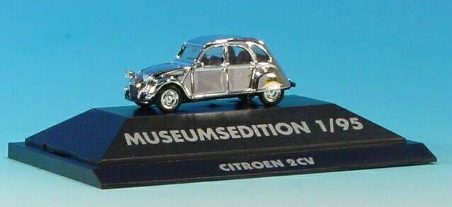 Citroen 2 CV "Herpa Museum", chrome-plated