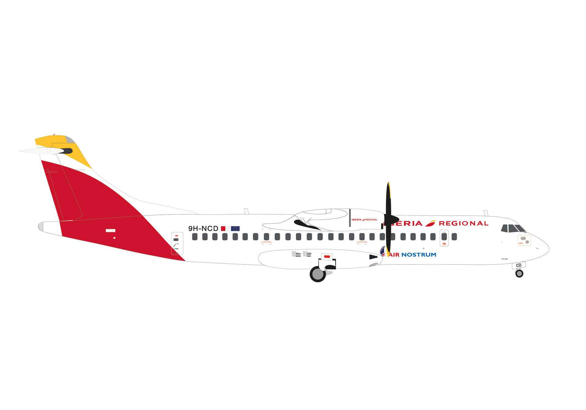 Iberia Regional ATR-72-600 – 9H-NCD