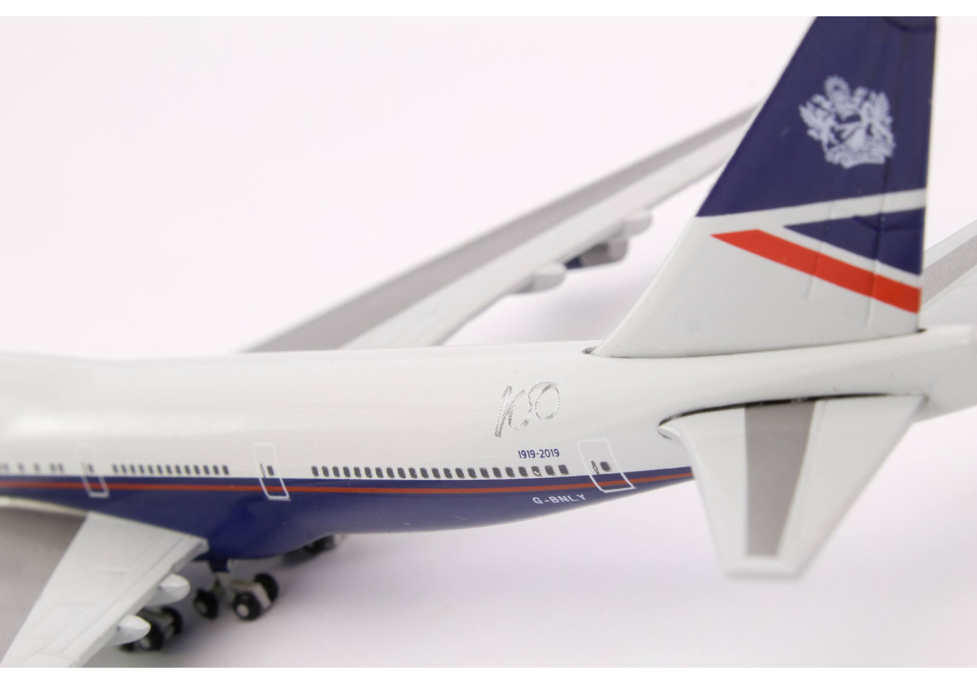 British Airways Boeing 747-400 – 100th anniversary Landor Heritage Design "City of Swansea"