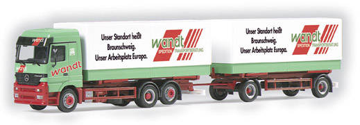 Mercedes-Benz Actros LH interchangeable pick-up trailer "Wandt"