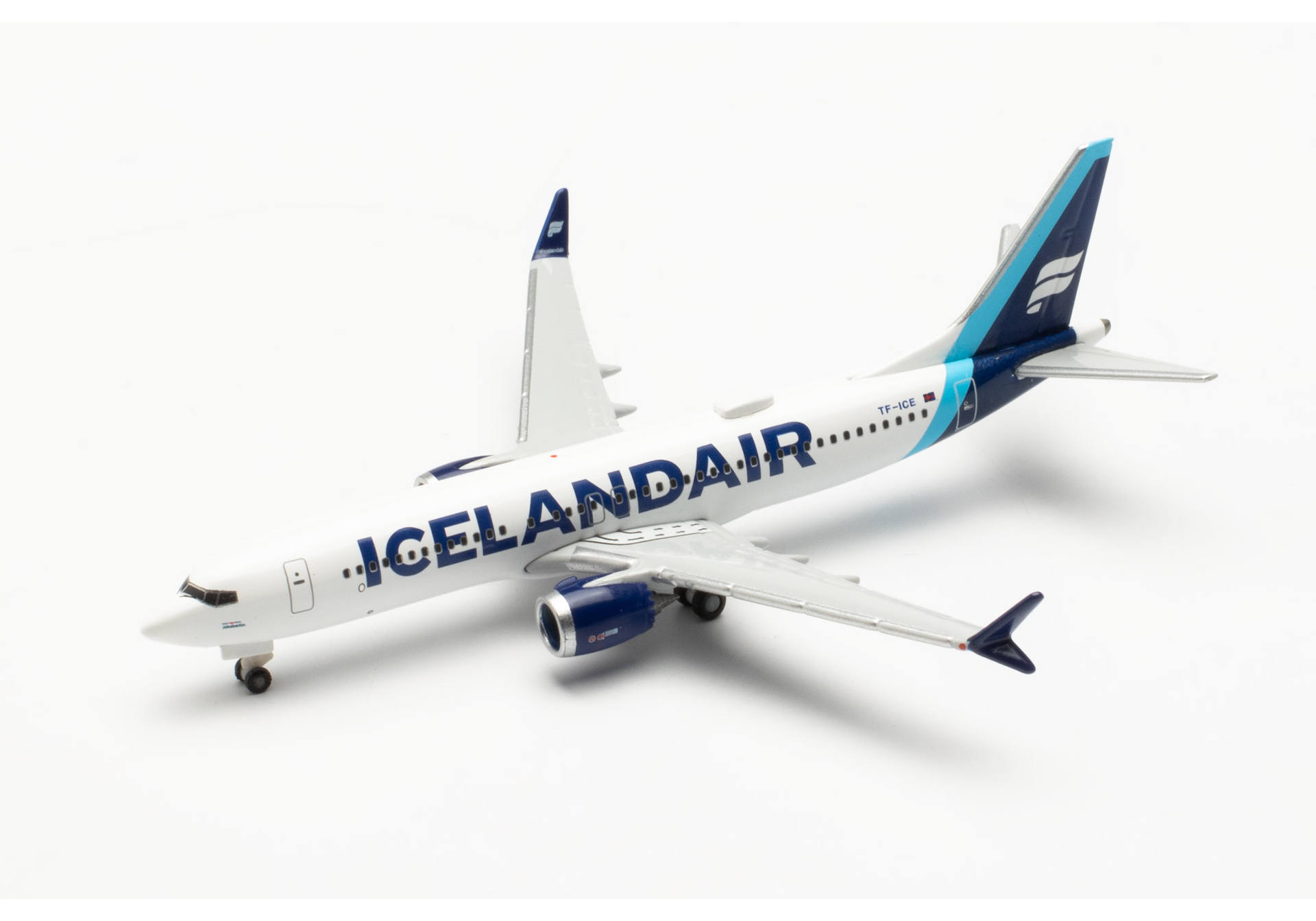 Icelandair Boeing 737 Max 8 - new colors (cyan tail stripe) – TF-ICE “Jökulsárlón”