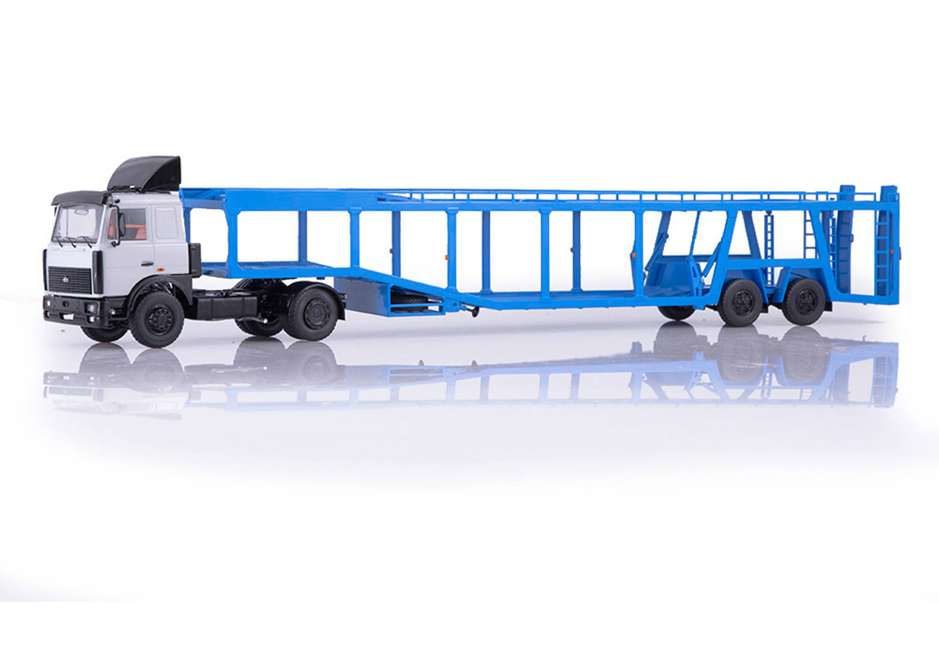 SSM: MAZ-5432 with auto transporter trailer934410 (А908)
