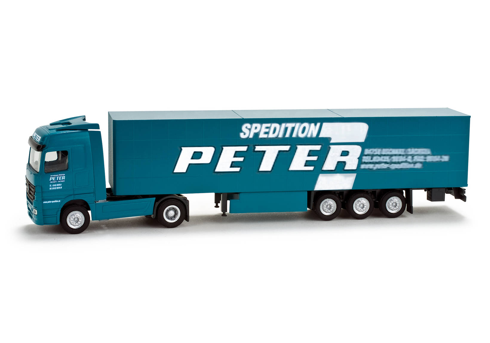 Mercedes-Benz Actros LH 02 curtain canvas semitrailer "Peter"