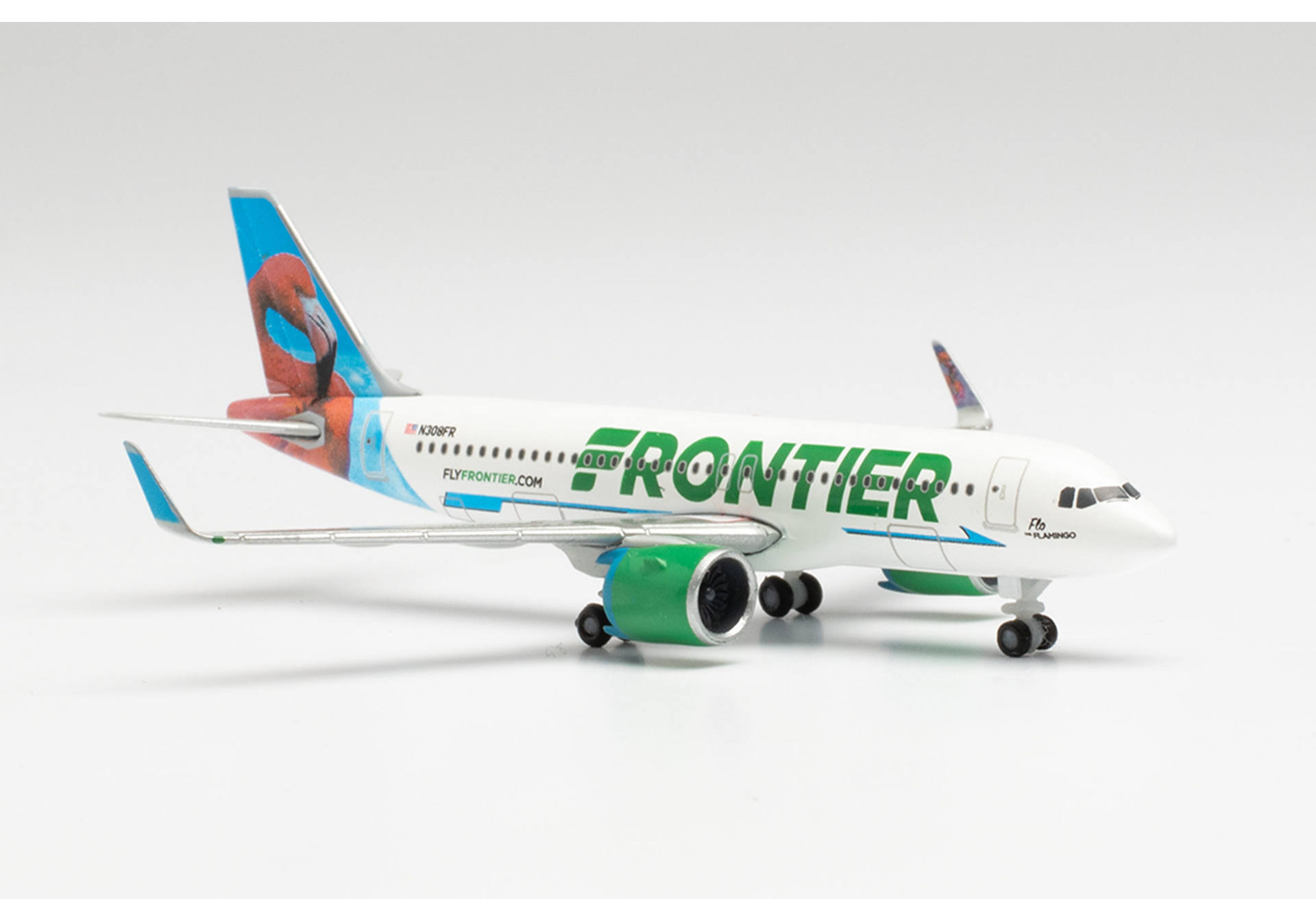 Frontier Airlines Airbus A320neo – N308FR „Flo the Flamingo“