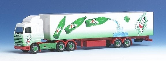 Scania 143 m streamline Eurocoffer-saddle train 3A/2A