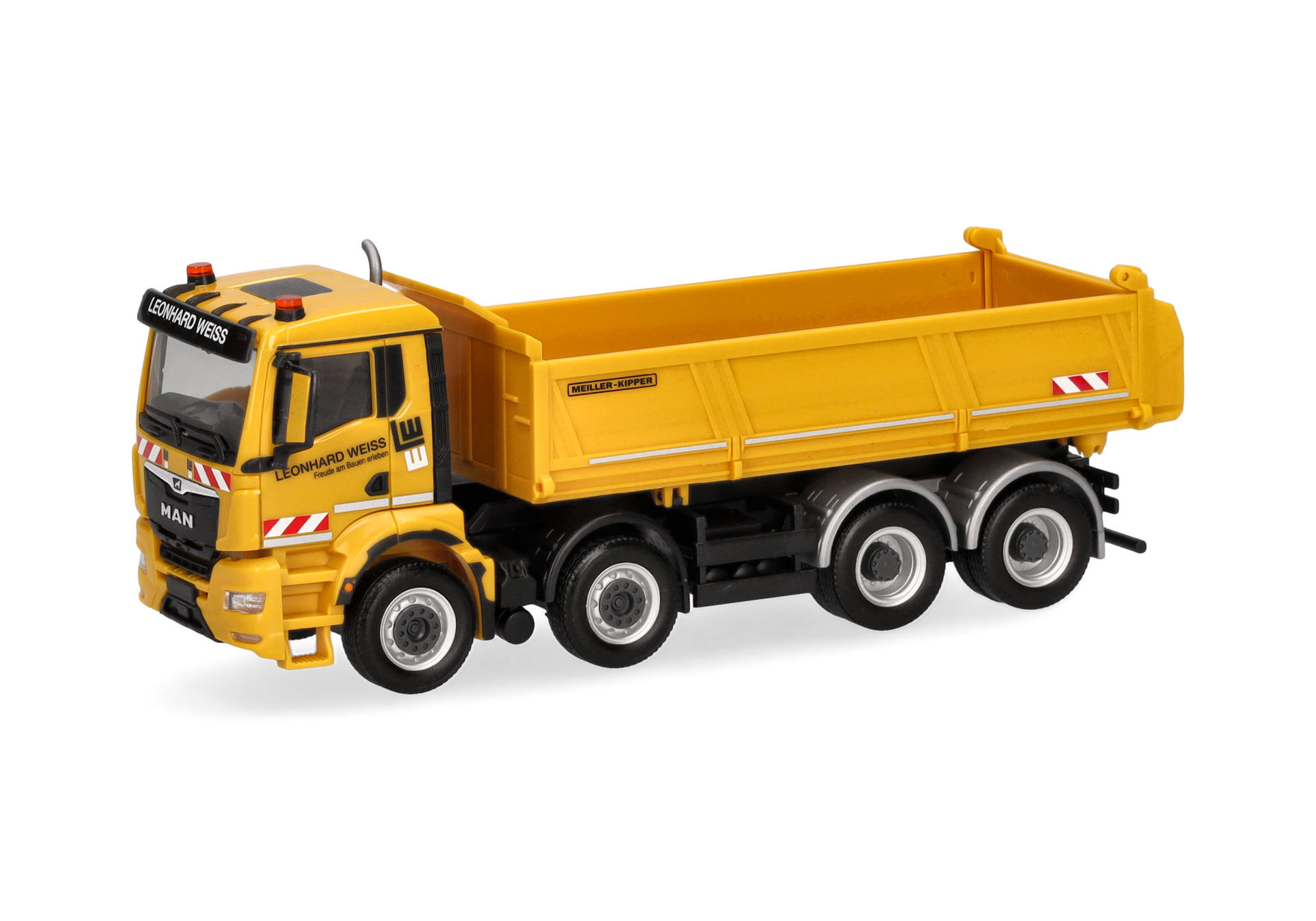 MAN TGS NN 3-way dump truck 4axles "Leonhard Weiss"