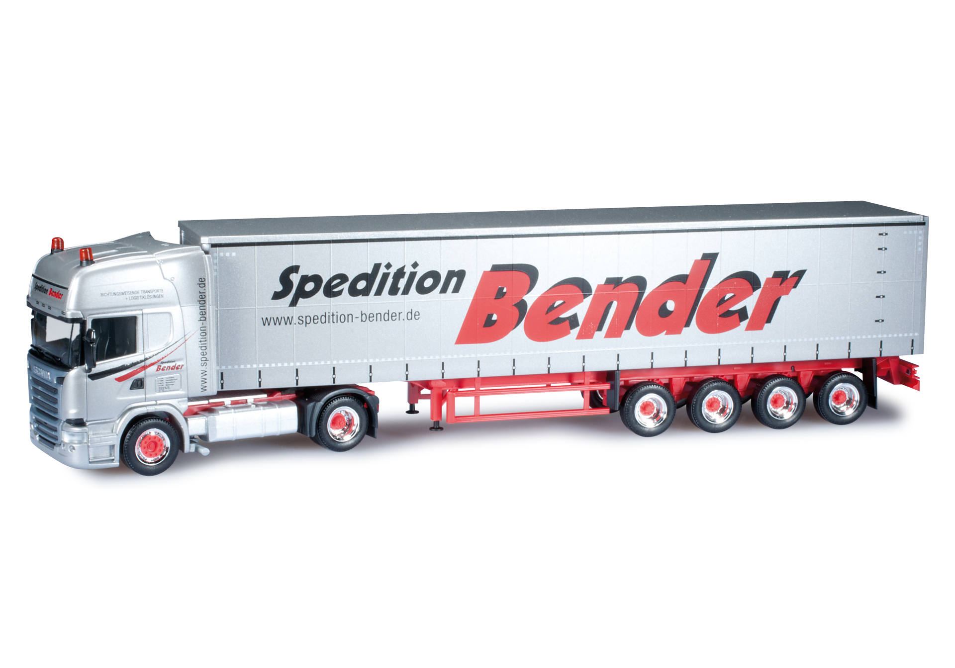 Scania TL Gardinenplanen-Sattelzug "Bender"