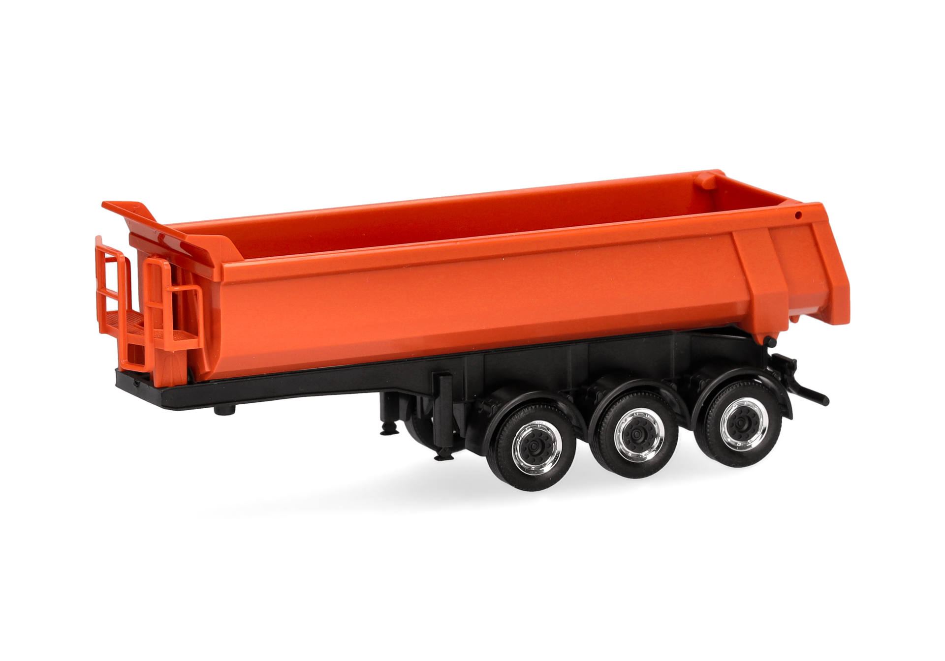 Tipper trailer 3axles, orange