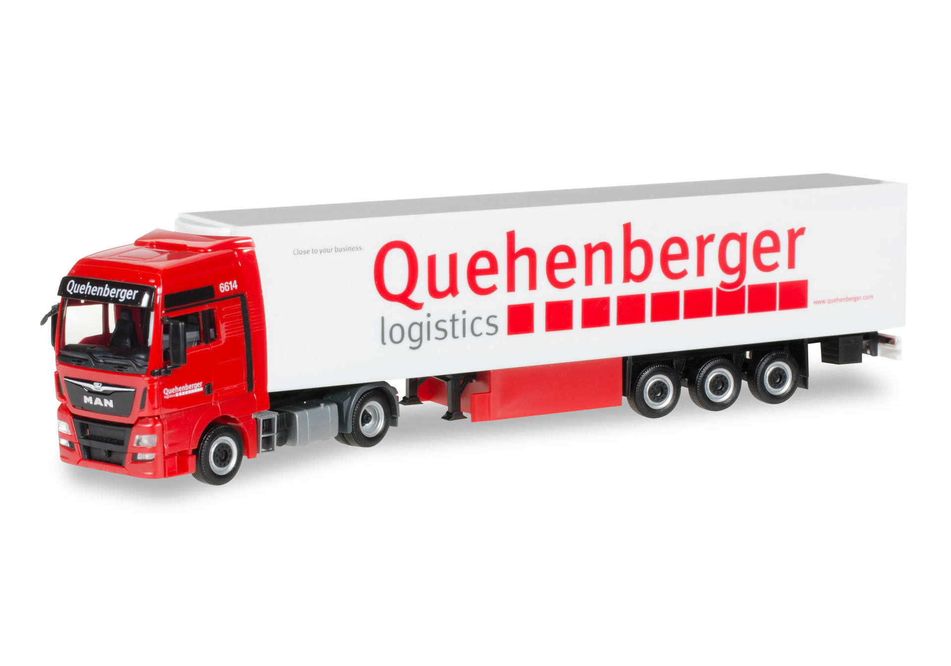 MAN TGX XXL Euro6 Kühlkoffer-Sattelzug "Quehenberger"
