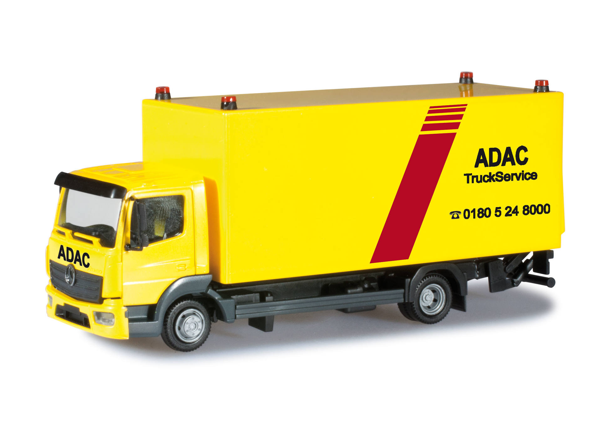 Mercedes-Benz Atego Koffer-LKW mit Ladebordwand "ADAC Truck Service"