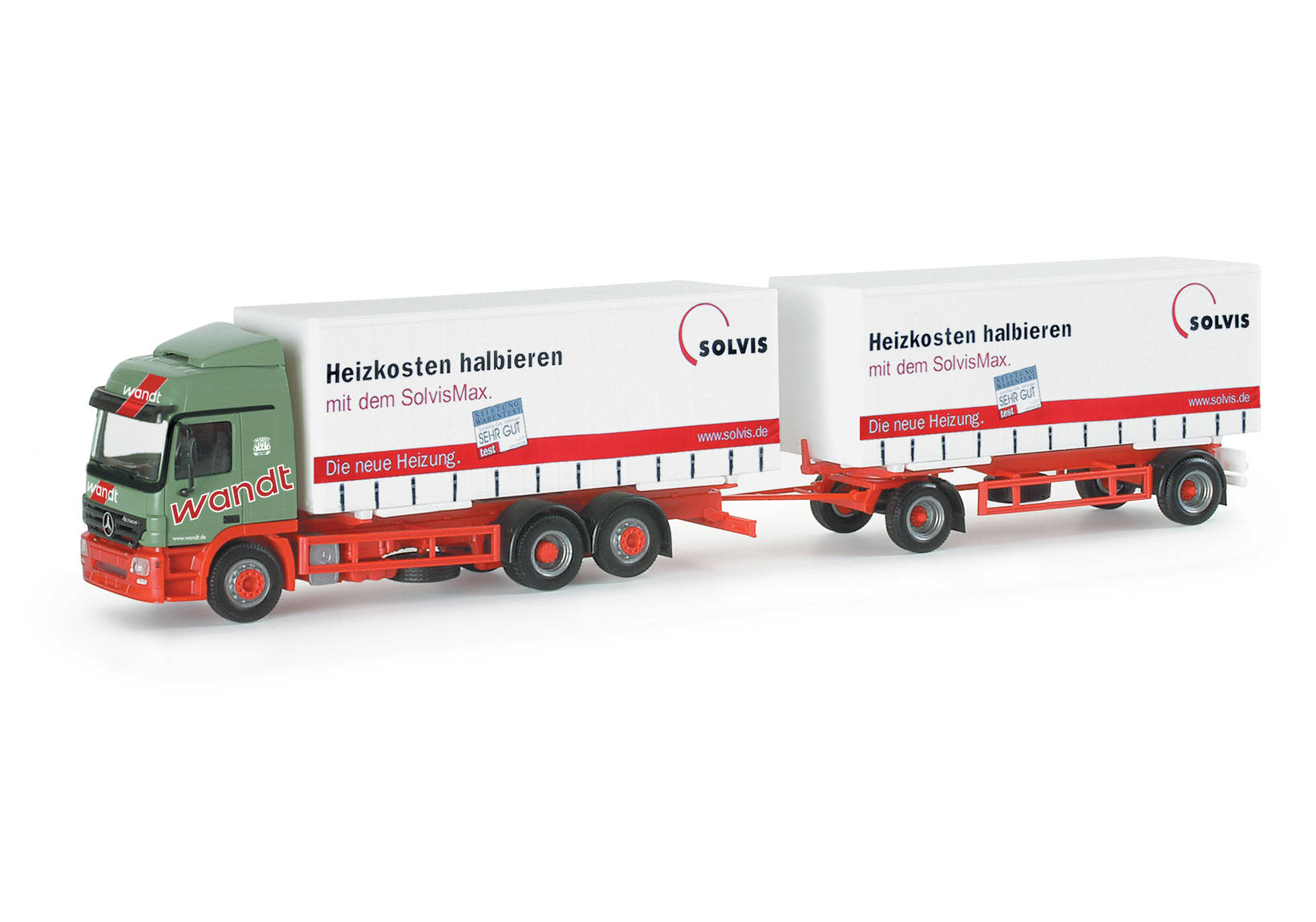 Mercedes-Benz Actros L interchange curtain canvas trailer "Wandt/Solvis"