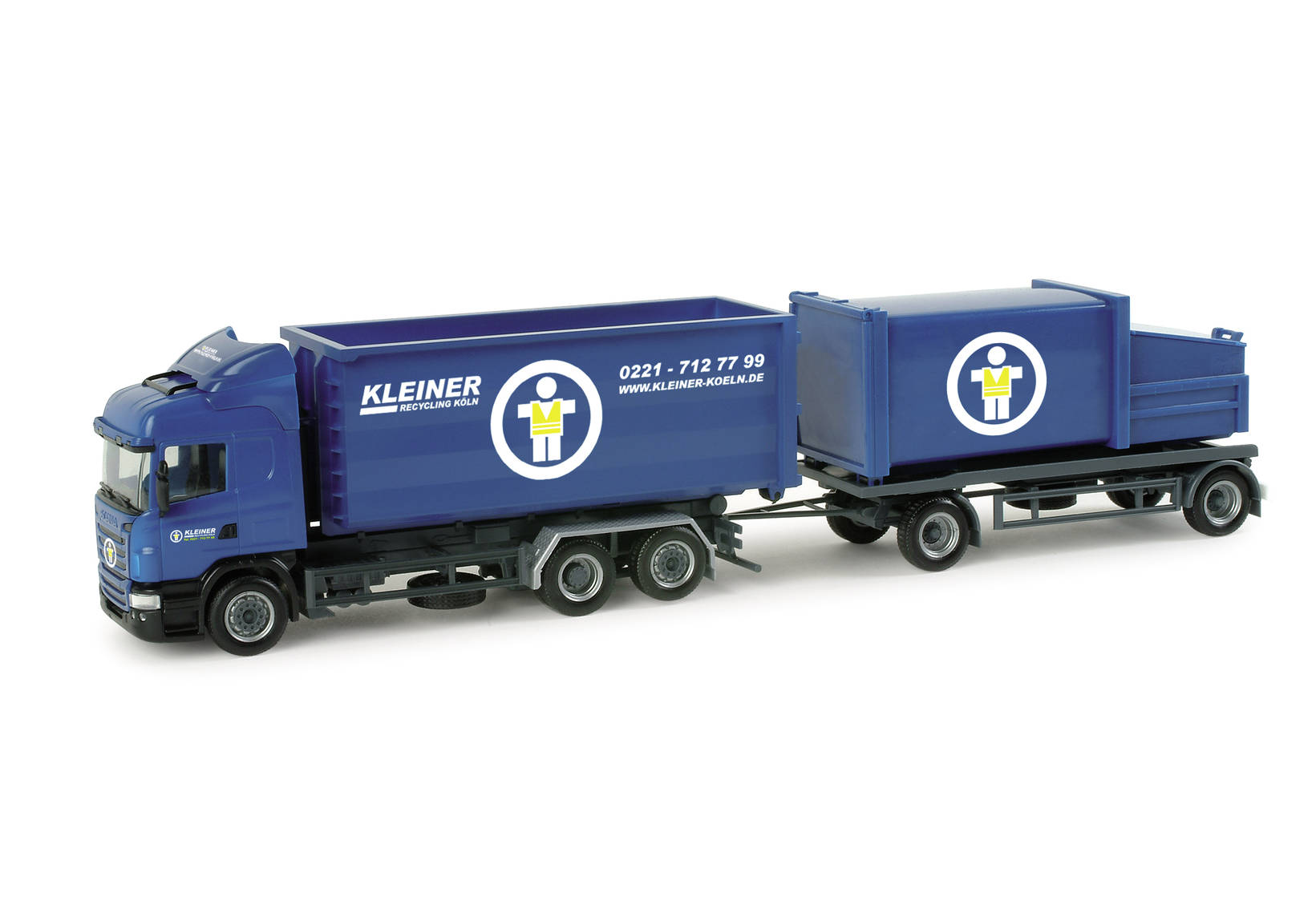 Scania R 09 Abrollmulden-Hängerzug "Kleiner Kölner"