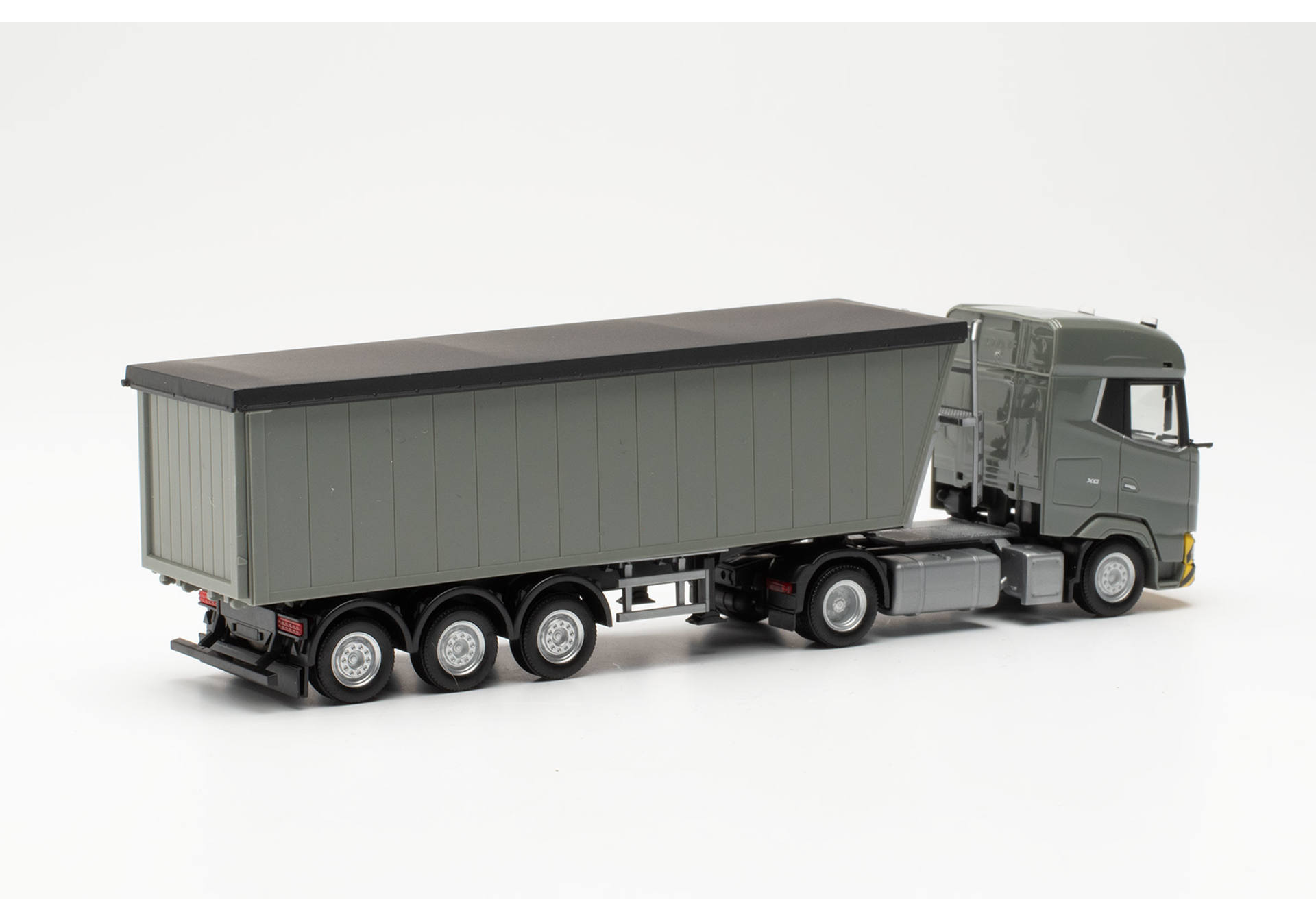 DAF XG dump semitrailer, grey