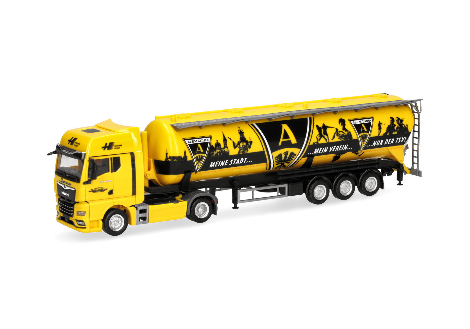 MAN TGX GX bulk semitrailer "Hammer/Alemania Aachen"