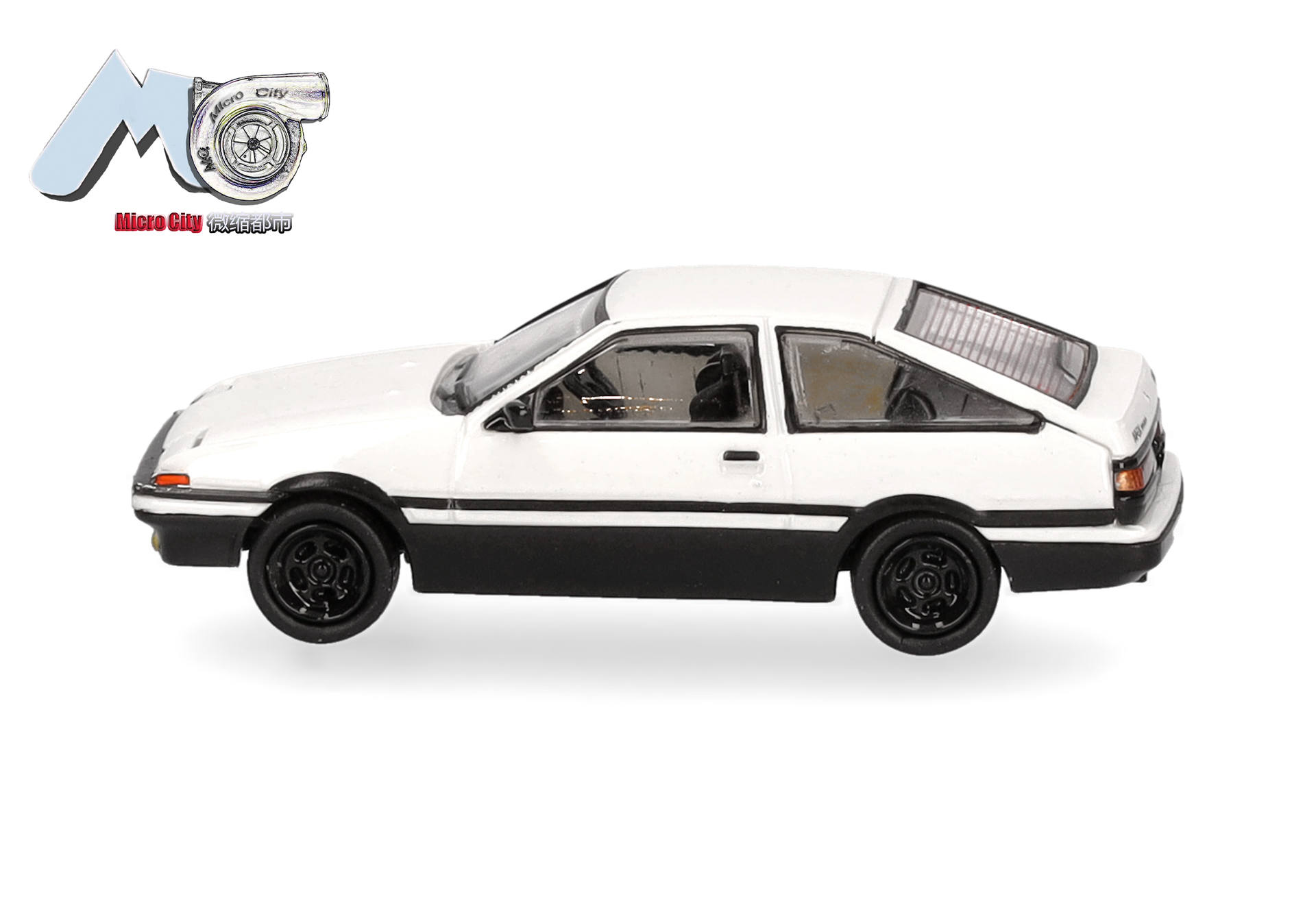 MicroCity: Toyota Corolla AE86, white