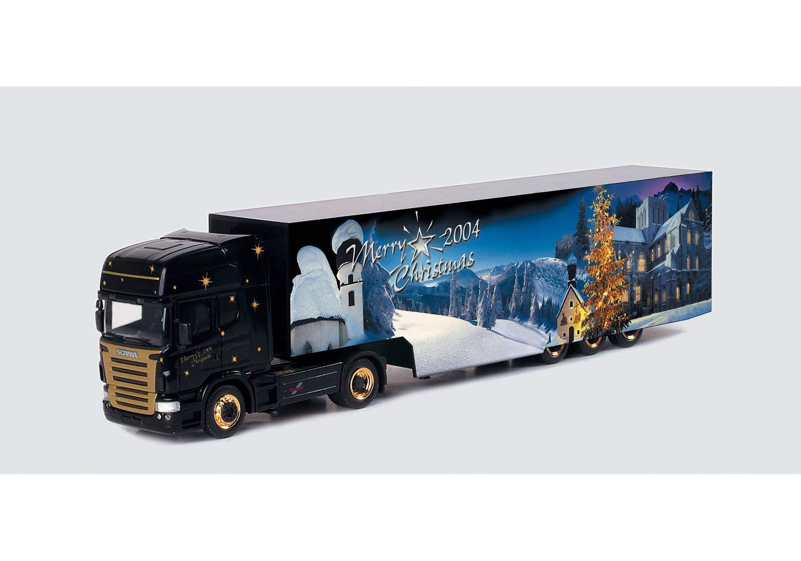 Scania R TL Koffer-Sattelzug "Weihnachten 2004"