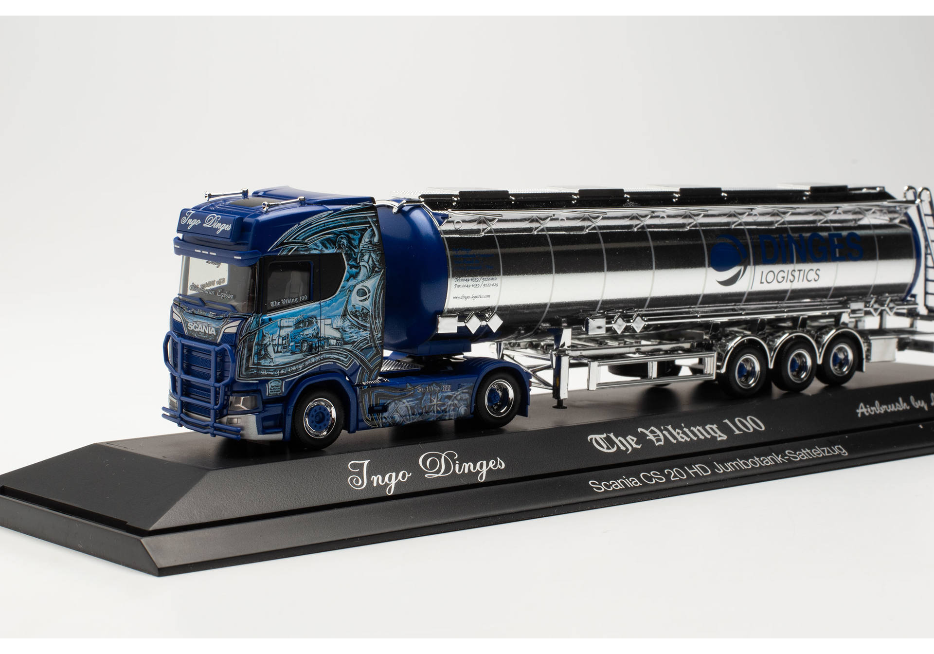 Scania CS 20 HD Jumbotank-Sattelzug "Ingo Dinges" (Rheinland-Pfalz/Grünstadt)