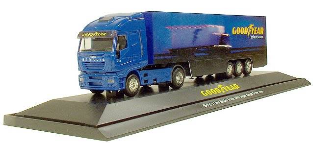 Iveco Stralis box semitrailer "Goodyear"