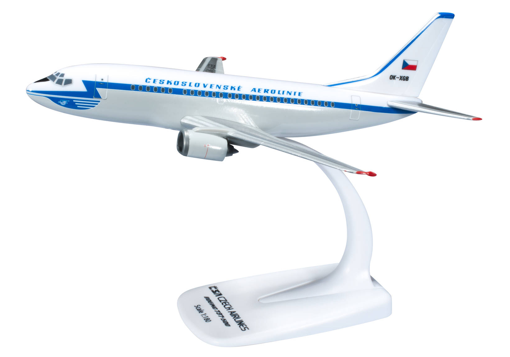 CSA Czech Airlines - blue retro colors Boeing 737-500