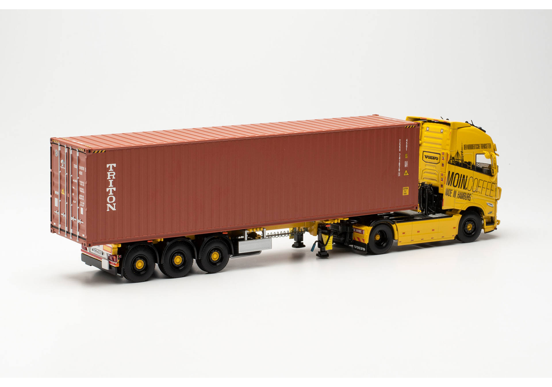 Volvo FH Gl. XL 20 Container-Sattelzug „acargo MoinCoffee / Triton“