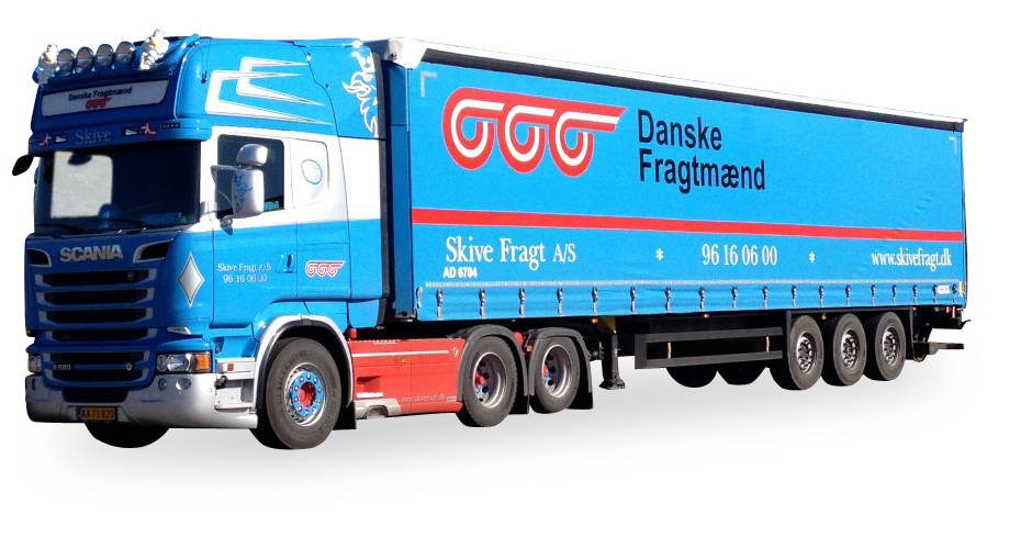 Scania R Streamline TL curtain canvas semitrailer "Skive Fragt"