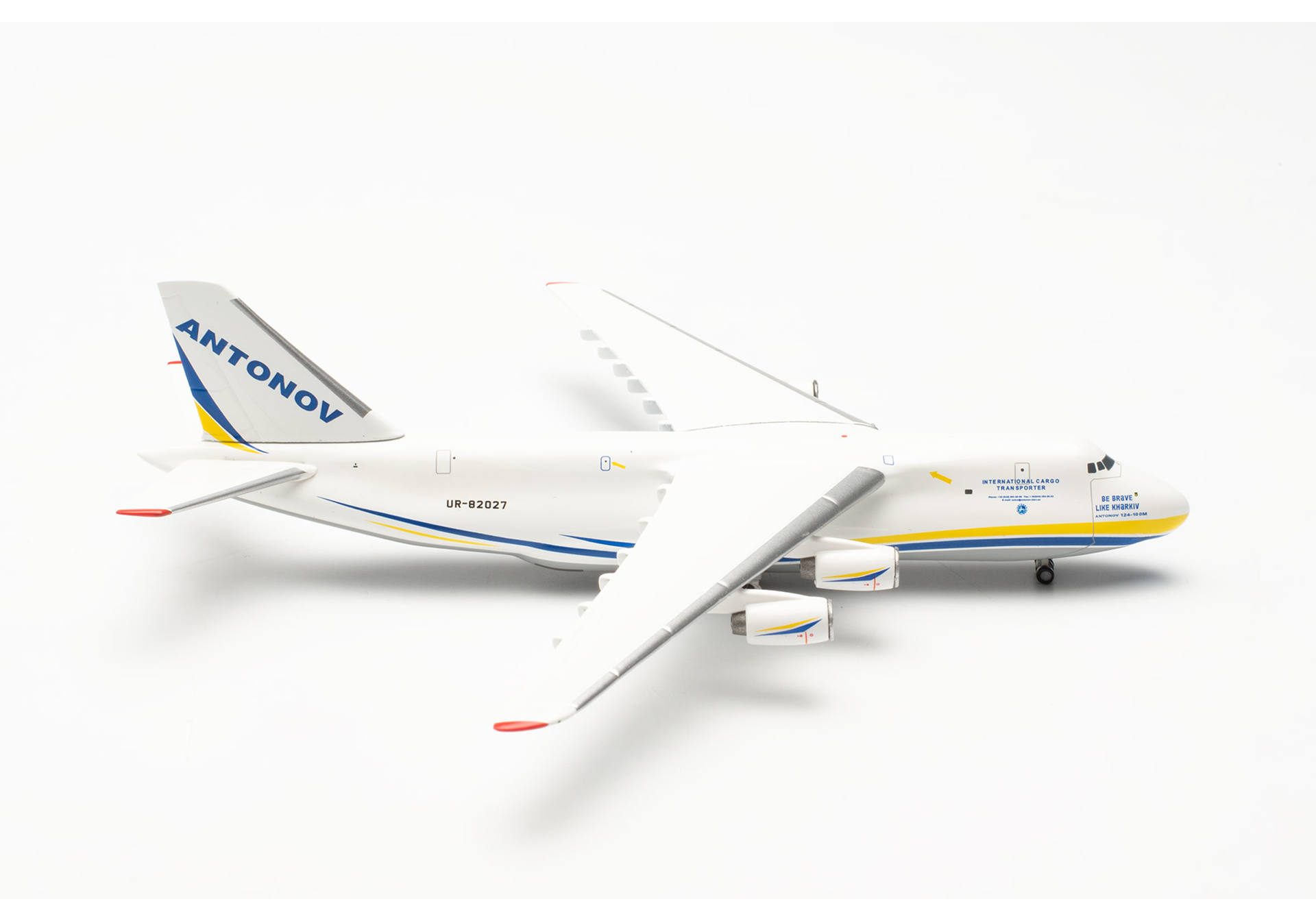 Antonov Airlines Antonov AN-124 – UR-82027 “Be brave like Kharkiv”