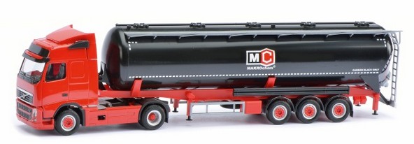 Volvo FH 16 GL XL Kippsilo saddle train 2a/3a