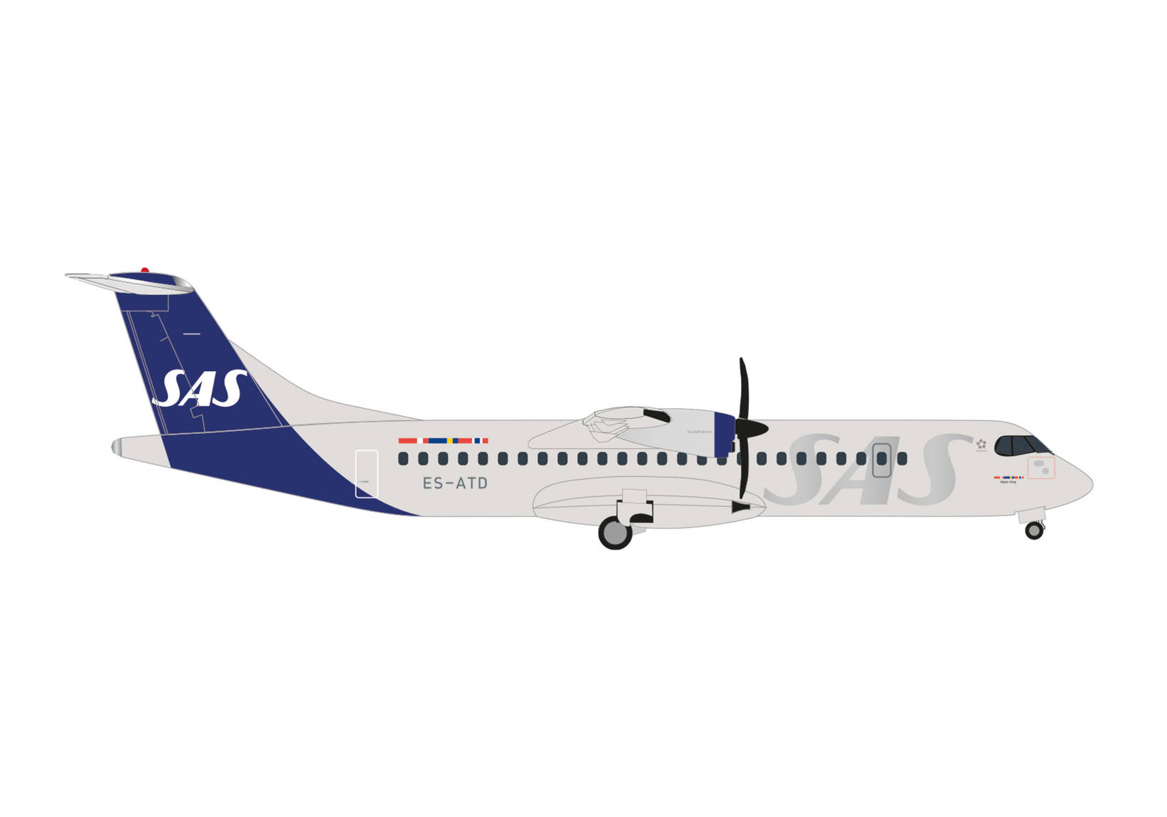 SAS Scandinavian Airlines ATR-72-600 – ES-ATD “Skjalm Viking